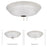 Minka Aire 120L Universal 12 1/4" LED Etched Glass Light Kit, White - K9120L