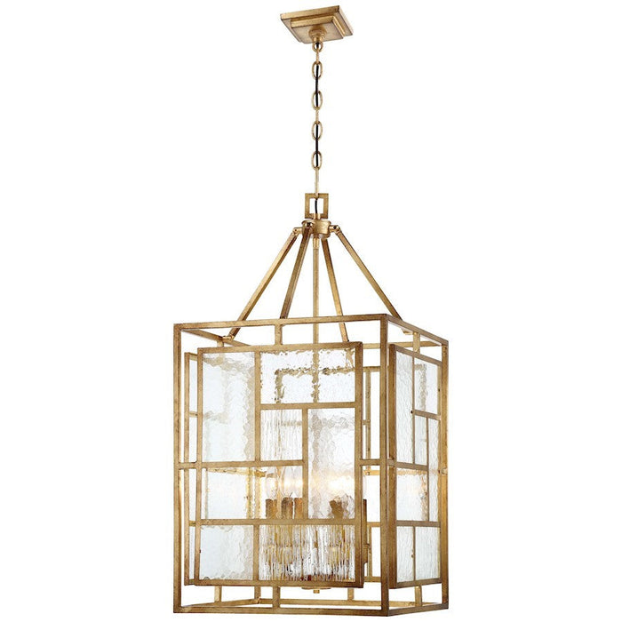 OPEN BOX ITEM: Metropolitan Edgemont Park 6 Light Pendant, Gold - MIN6476-293