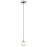 OPEN BOX ITEM: Minka George Kovacs Pontil 1 Light Mini Pendant, Brushed Nickel