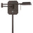 Minka George Kovacs Reading Room 1-LT LED Swing Wall Lamp, CP Bronze - P4348-647