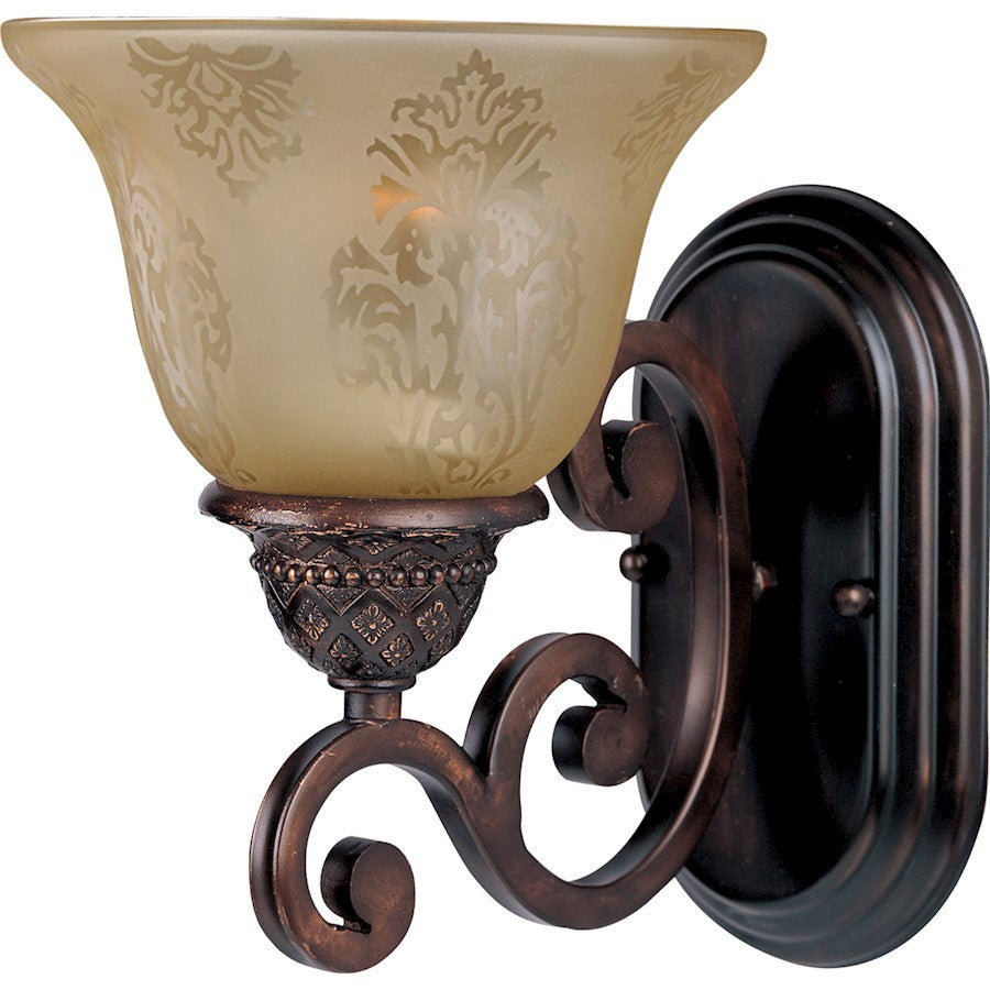 OPEN BOX ITEM: Maxim Symphony 1-Light Wall Sconce, ORB - MX11230SAOI