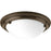 OPEN BOX ITEM: Progress Eclipse 2-Light Semi-Flush, Bronze/White - P3480-20