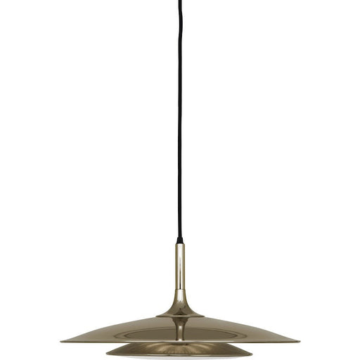 OPEN BOX ITEM: Robert Abbey Axiom 3 Light Pendant, Polished Gold - RO3390