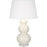 OPEN BOX ITEM: Robert Abbey Triple Gourd 1 Light Table Lamp, BN/Lucite - ROA364X