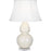 OPEN BOX ITEM: Robert Abbey Double Gourd 1-Lt Table Lamp, Bone/Lucite- ROA756