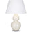 OPEN BOX ITEM: Robert Abbey Double Gourd 1 Light Table Lamp, Bone/Lucite - A756X