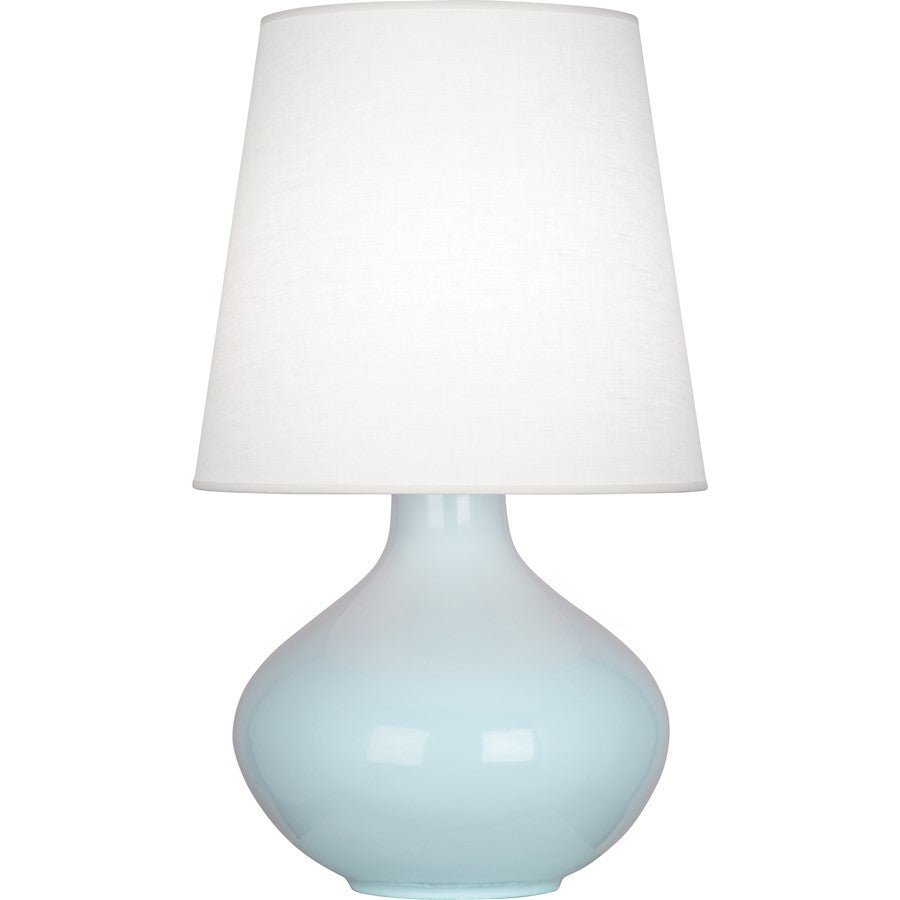 OPEN BOX ITEM: Robert Abbey June 1 Lt Table Lamp, Baby Blue/Oyster - ROBB993