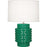 OPEN BOX ITEM: Robert Abbey Dolly 1 Light Accent Lamp, Emerald Ceramic - ROEG801