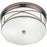 OPEN BOX ITEM: Robert Abbey Chase 3 Light Flushmount, Polished Nickel - S1985