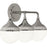 OPEN BOX ITEM: Robert Abbey Jonathan Adler Rio 3 Light 8" Sconce, Nickel/White