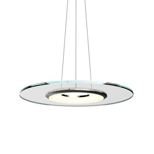 OPEN BOX ITEM: Sonneman Float 1 Light 24" LED Pendant, Polished Chrome - 2622-01