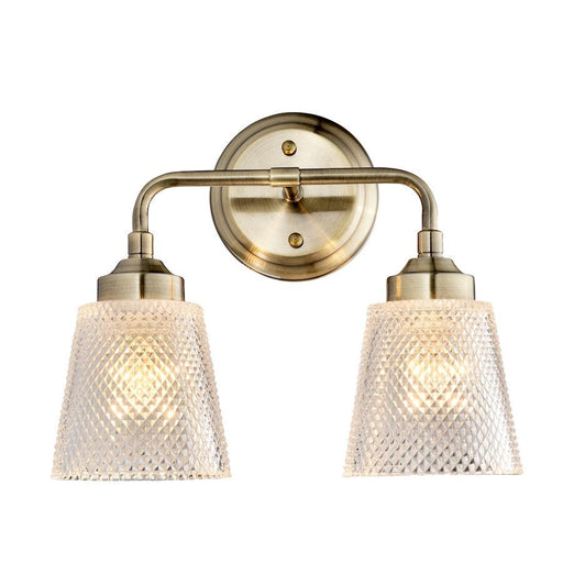 OPEN BOX ITEM: Varaluz Westport 2 Light Bath Fixture, Antique Brass - VL312B02AB