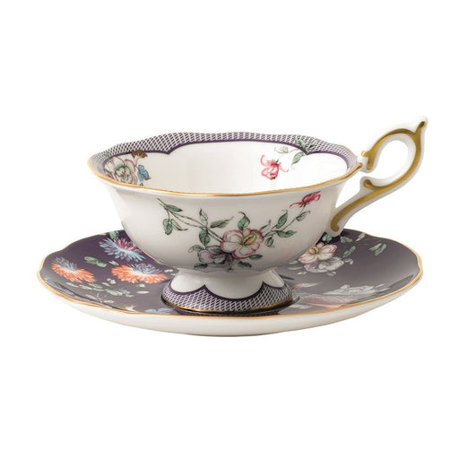 OPEN BOX ITEM: Wedgwood Wonderlust Teacup & Saucer Set Midnight - WX40024023