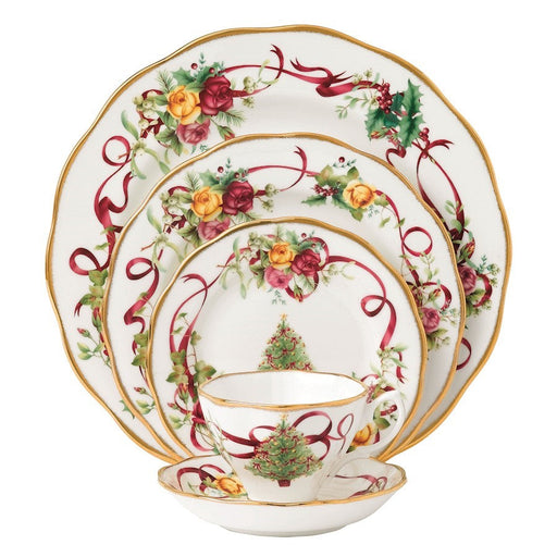 OPEN BOX ITEM: Royal Albert Old Country Roses XMas Tree 5-Pc - IOCRCT00813