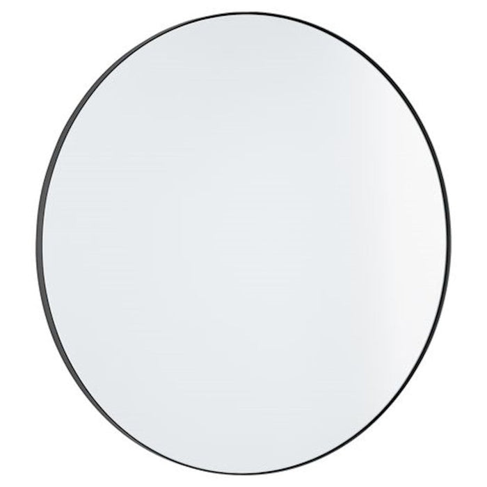 Quorum 30" Round Mirror, Matte Black - 10-30-59