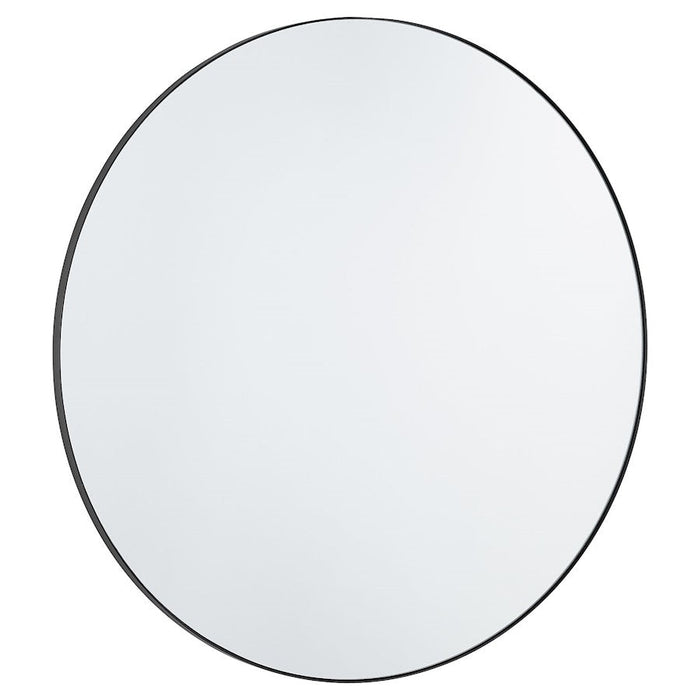 Quorum 36" Round Mirror, Matte Black - 10-36-59