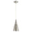 Quorum Mesh Cone Pendant, Satin Nickel 1316-65