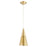 Quorum Mesh Cone Pendant, Aged Brass 1316-80