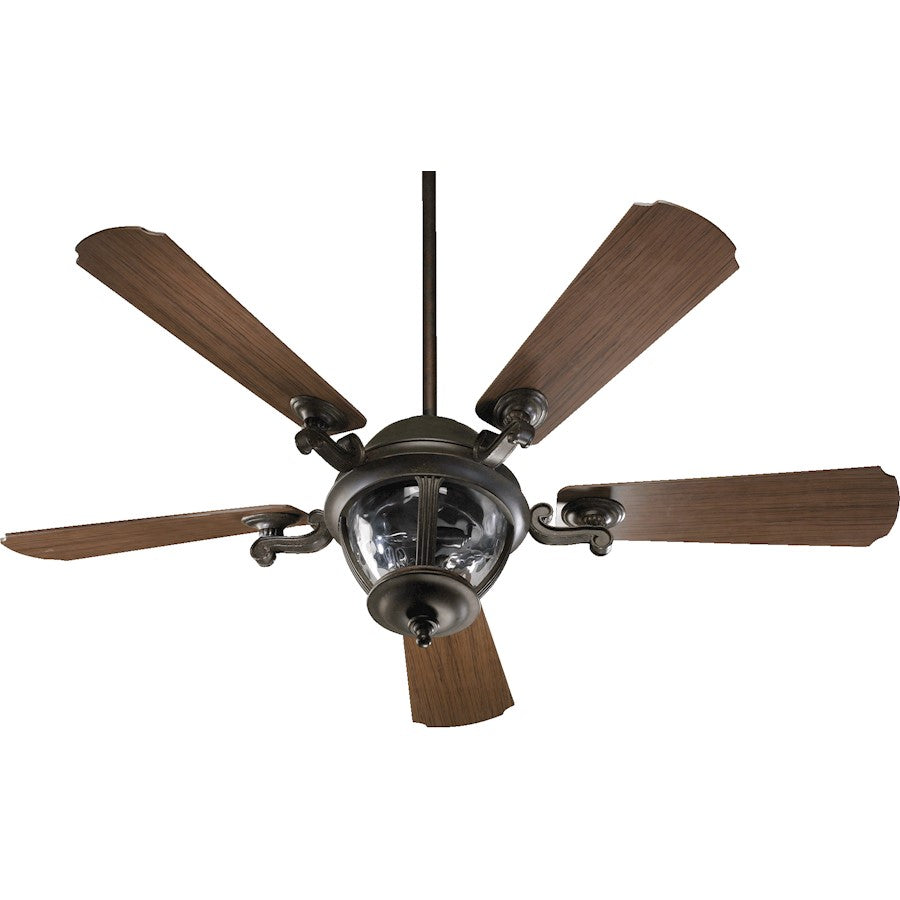 OPEN BOX: Quorum Westbrook 3 Light Ceiling Fan, Granite