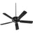 Quorum 52" 5 Bulb Pinnacle Patio Fan, Noir/Matte Black Blades