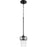 Quorum Lazo 1 Light Pendant, Noir - 327-69