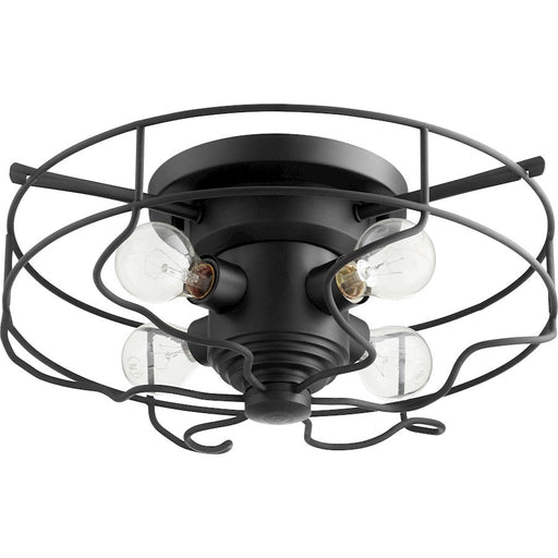 Quorum Vintage Ceiling Mount, Noir