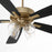 Quorum Ovation 4 Light Ceiling Fan, Aged Brass