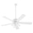 Quorum Ovation 4 Light Ceiling Fan, Studio White/Satin Opal 4525-408