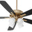 Quorum Ovation 4 Light Ceiling Fan, Aged Brass