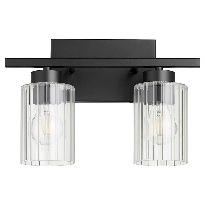 Quorum Ladin 2 Light Vanity, Noir/Clear 501-2-69