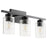 Quorum Ladin 3 Light Vanity, Noir/Clear 501-3-69