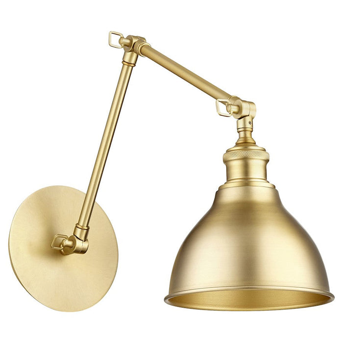 Quorum 1 Light Wall Mount, Aged Brass - 5392-80