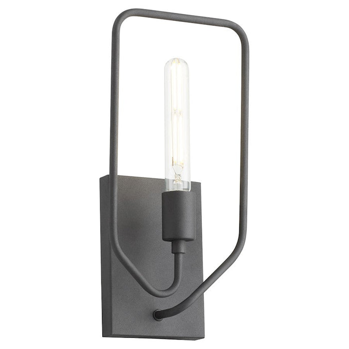 Quorum Howe 1 Light Sconce, Noir