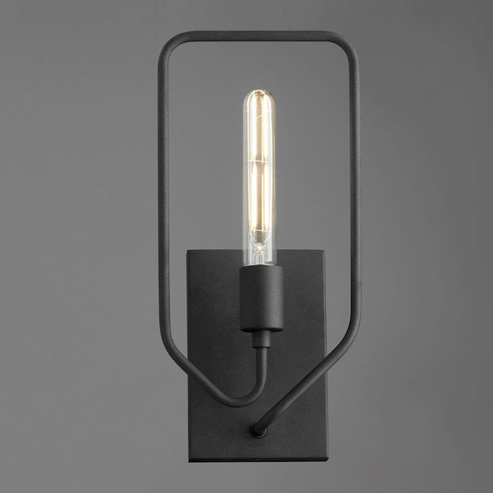 Quorum Howe 1 Light Sconce, Noir