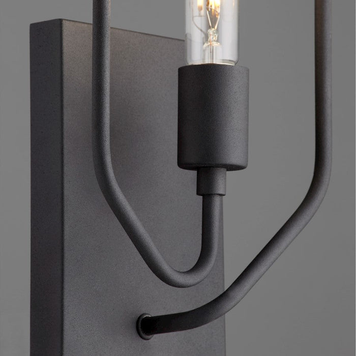 Quorum Howe 1 Light Sconce, Noir