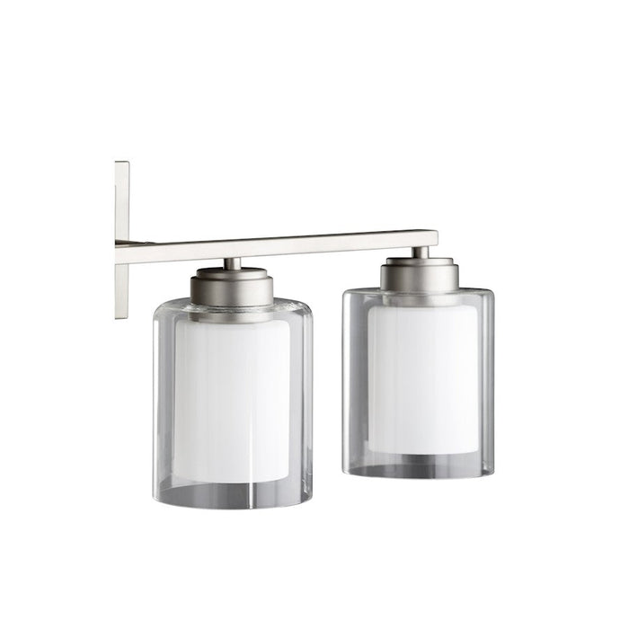 Quorum 4 Light Vanity, Clear/Opal