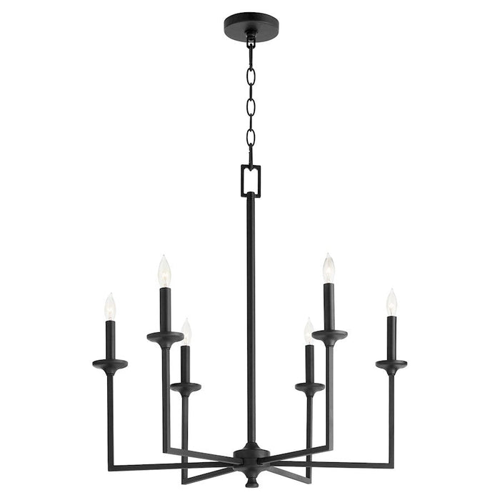 Quorum Eldorado Chandelier, Matte Black