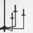 Quorum Eldorado Chandelier, Matte Black