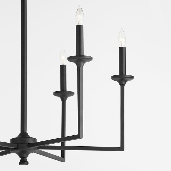 Quorum Eldorado Chandelier, Matte Black