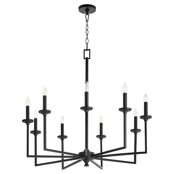 Quorum Eldorado Chandelier, Matte Black