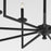 Quorum Eldorado Chandelier, Matte Black