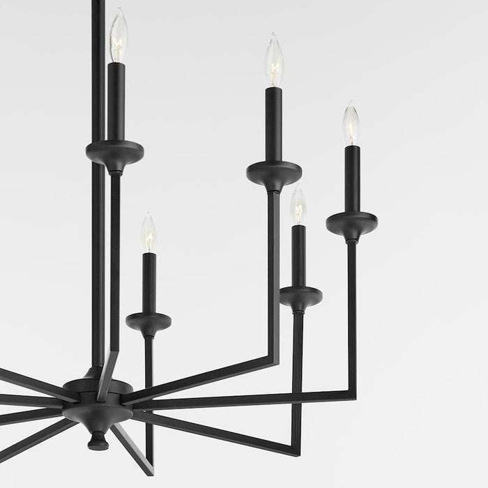 Quorum Eldorado Chandelier, Matte Black