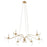 Quorum Lorelei 6 Light Chandelier, Antique Silver - 602-6-60