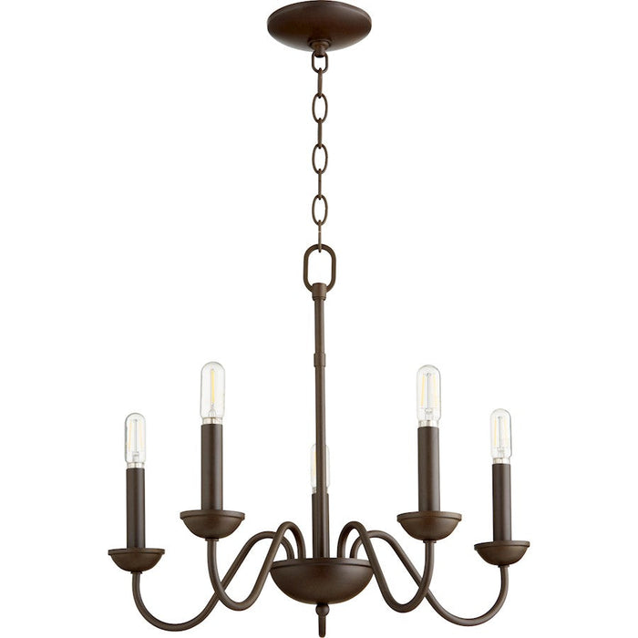 Quorum 5 Light Candelabra Chandelier