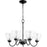 Quorum 5 Light Opal Chandelier