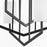 Quorum Bolivar Chandelier, Matte Black/White