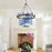 Quorum Aura Chandelier, Noir