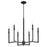 Quorum Merrick Chandelier, Matte Black