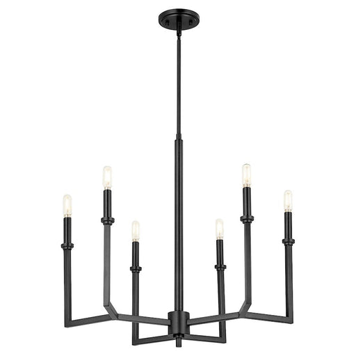 Quorum Merrick Chandelier, Matte Black