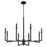 Quorum Merrick Chandelier, Matte Black